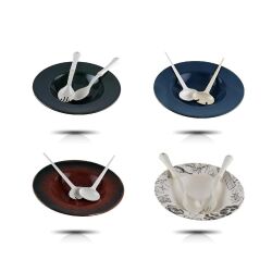 Keramika Dijital Baskı Salata Kasesi - Keramika