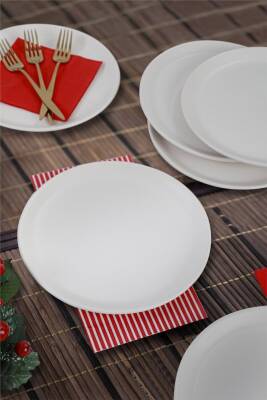 Keramika Hitit Beyaz Pasta Tabak 20 Cm 1309 - 1