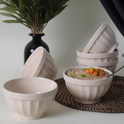 Keramika Krem Lotus Kase 16 Cm 6 Adet 030 - 1