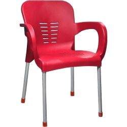Mevsim Paris Plastik Sandalye Kırmızı - Mevsim