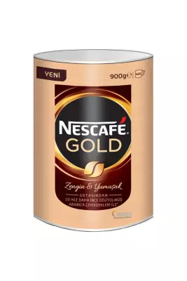 Nescafe Gold Granül Kahve 900 Gr Teneke - 1