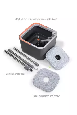 Tutku Otomatik Temizlik Seti - Temiz & Kirli Suyu Ayıran Özellik - 4