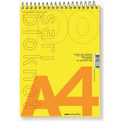 Uc Bloknot A4 Spr.100 Yaprak Renkli Sarı Kareli - Uc